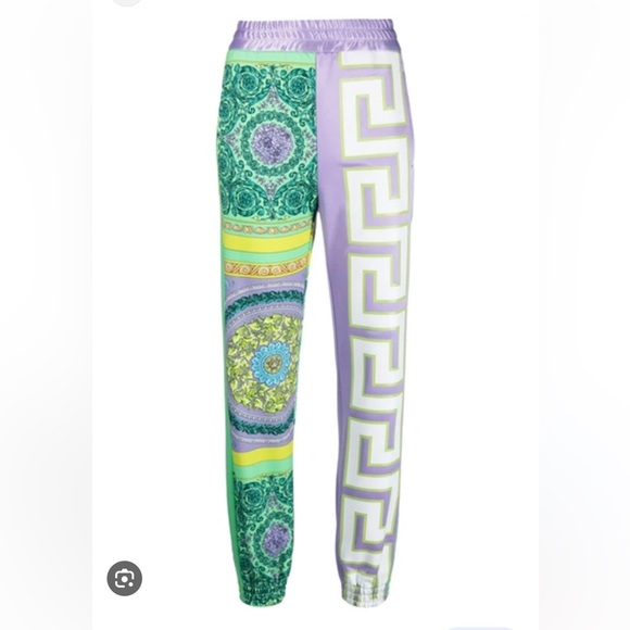 Versace Barocco mosaic print joggers NWT - Picture 8 of 9